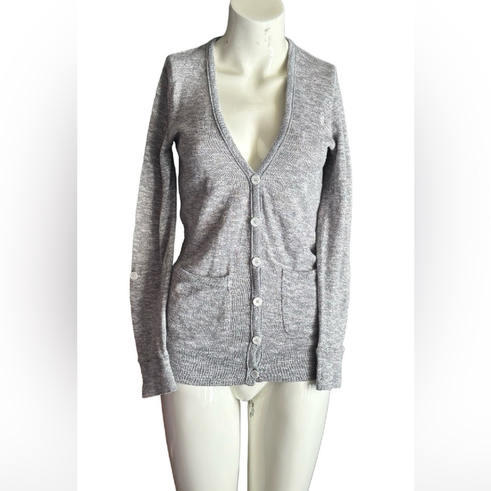 Obey Grey Button-up Cardigan